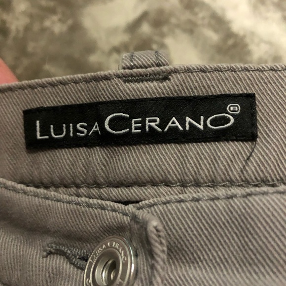 Size 10 LUISA CERANO capri pants - Picture 1 of 16